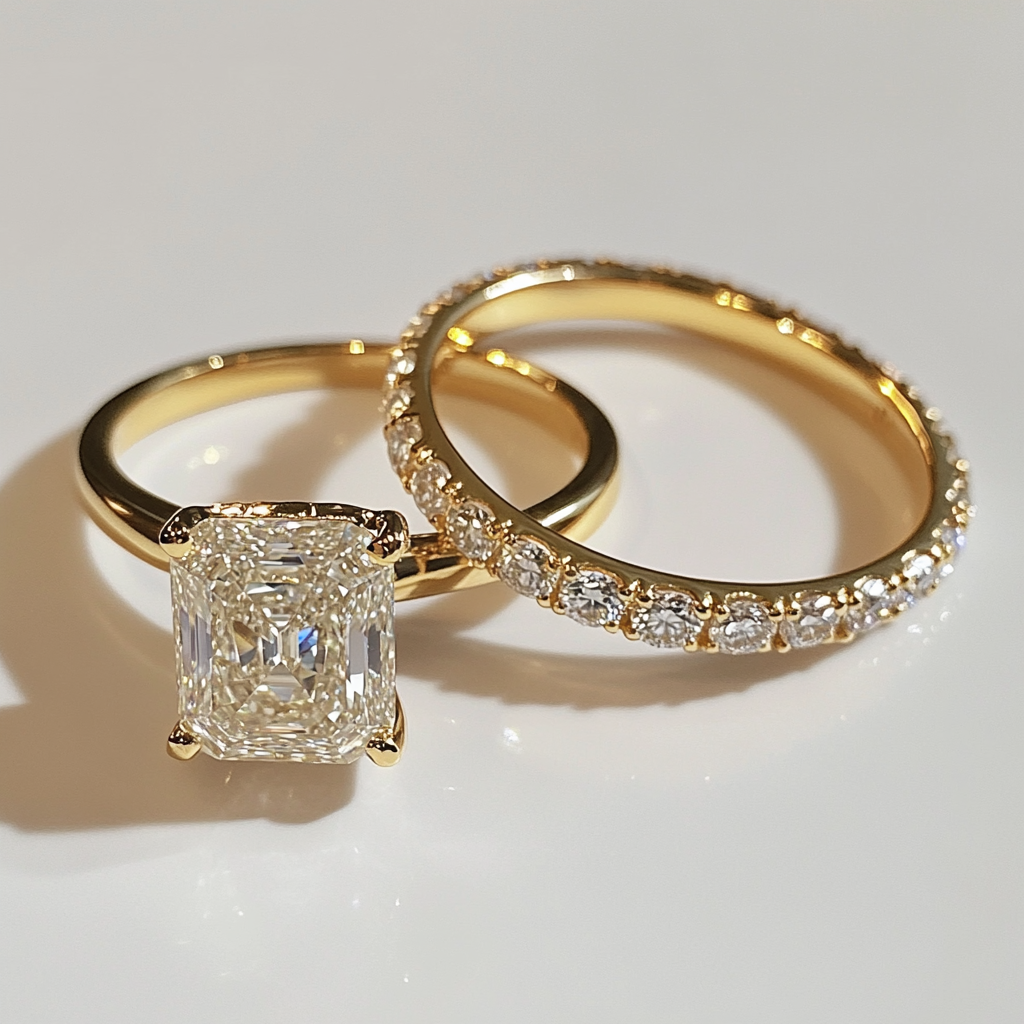 earth mined diamond rings